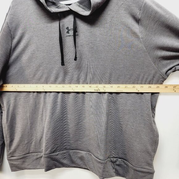 Men's Under Armour UA Rival Terry Cloth Pullover LIGHTWEIGHT Hoodie Size 2XL - Picture 8 of 16